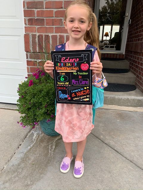 Eden’s 1st Day of Kindergarten